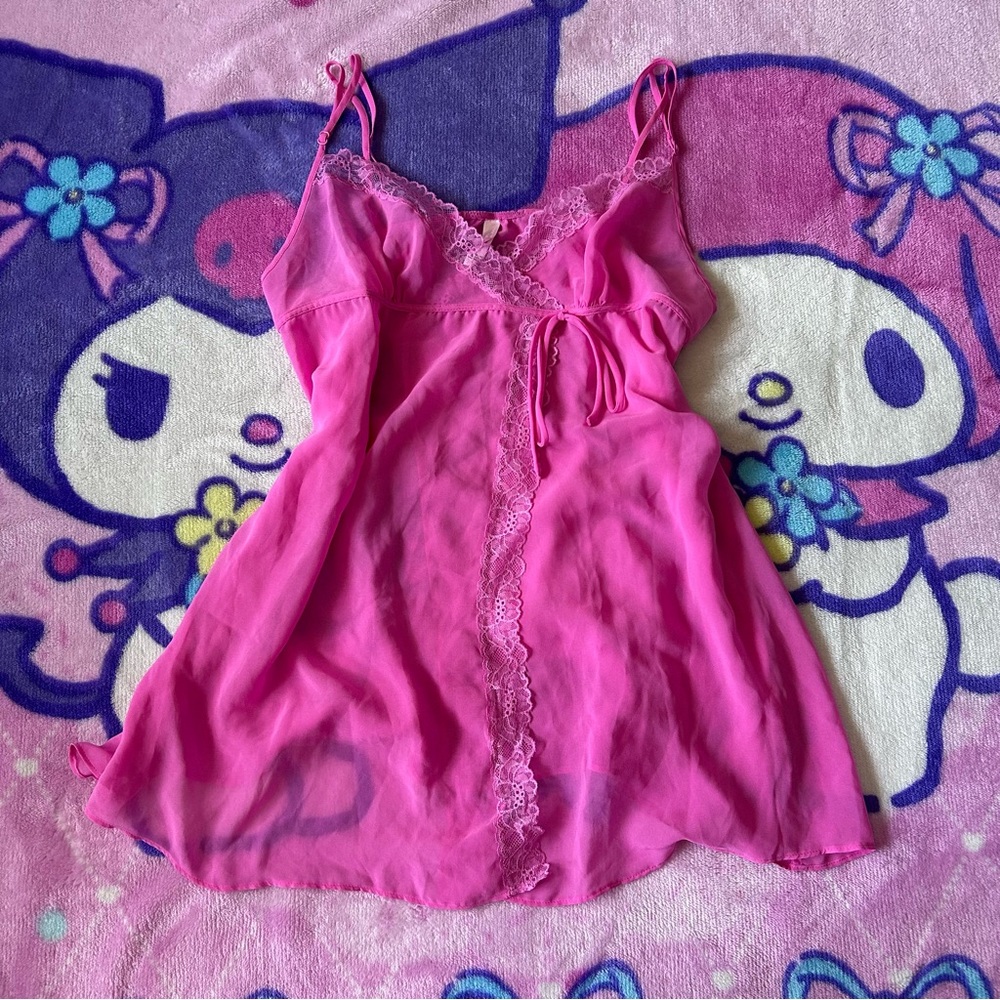 Victoria's Secret Pink Lace babydoll
